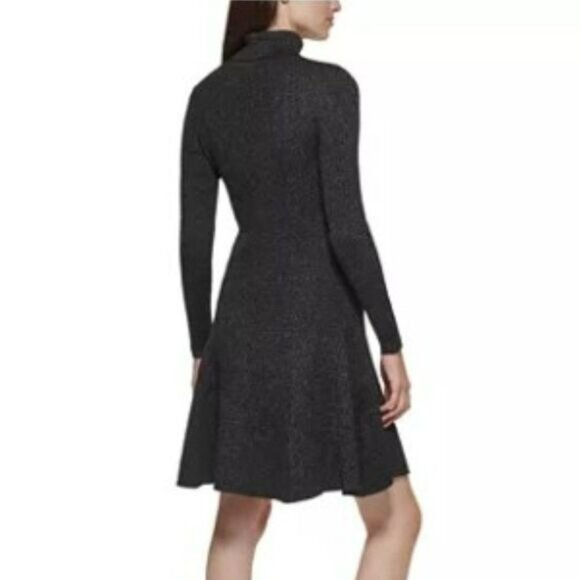 Calvin Klein Mock-Neck Sweater Dress Sz Med & Large NWT - Picture 2 of 4